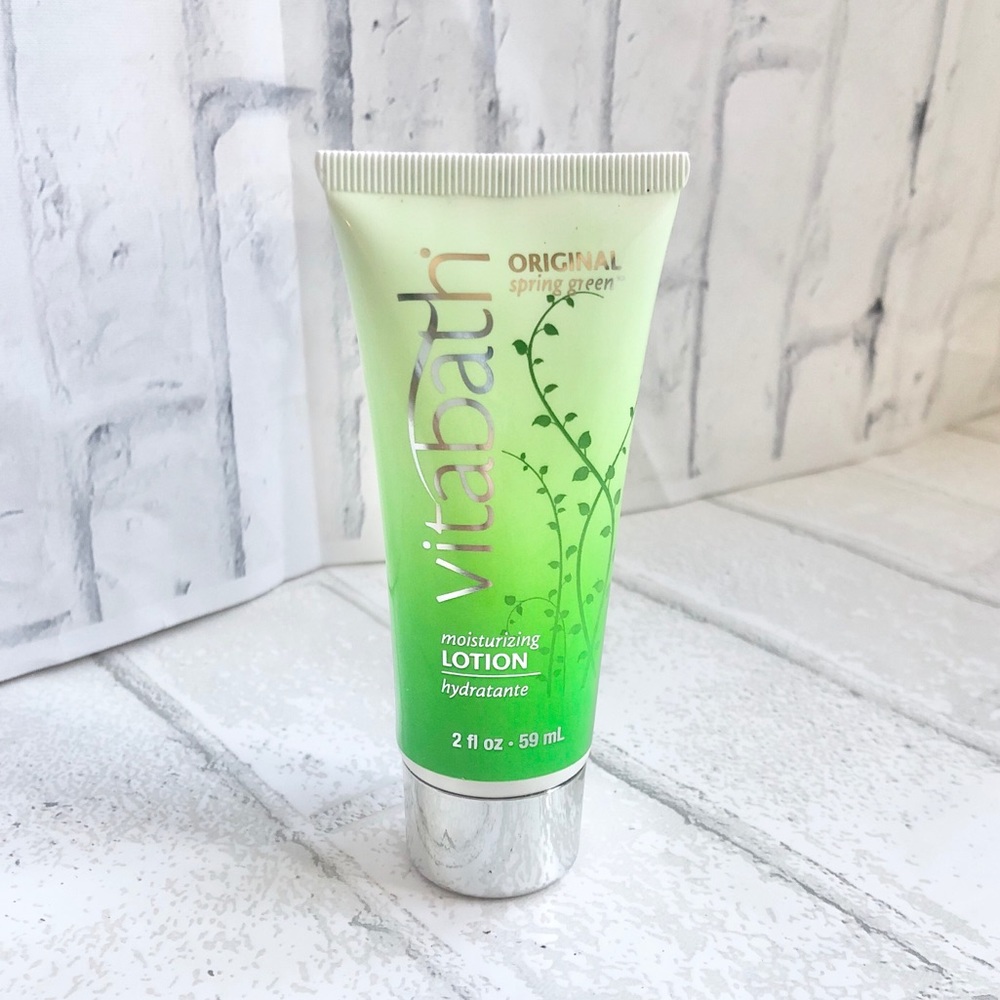 Vitabath original spring green lotion travel size New